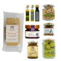 Tapas delikatesser den eksklusive, tapenader, spreads, luksus spiseoliven, olivenolie balsamico og håndlavede italienske kiks