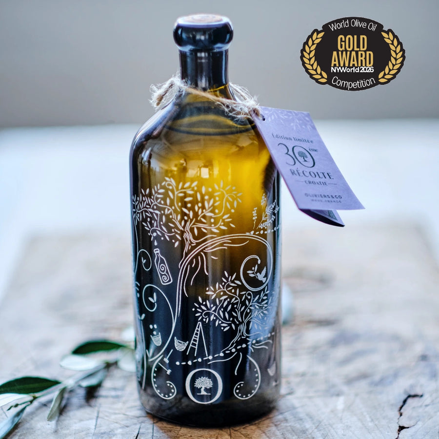 Uljara Baioco ekstra jomfru olivenolie, 30 års jubilæum, guldvinder ved NYIOOC, Oliviers & Co