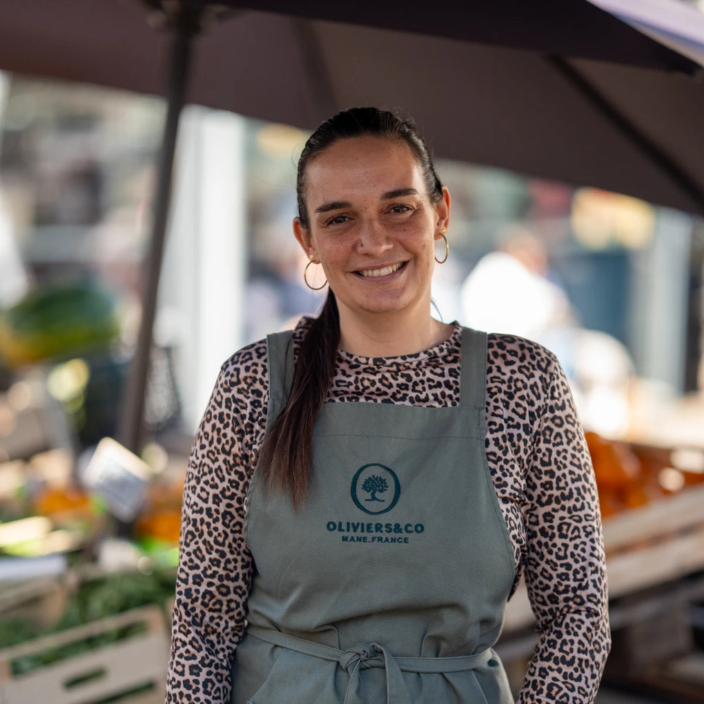 Sara, stadechef i Oliviers & Co, TorvehallerneKBH