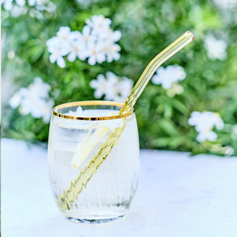 Spritz cocktail mocktail med hyldeblomst og menton citron eddike fra Oliviers & Co