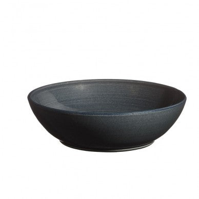 Askesort lille skål/dyb tallerken, Auge, Atelier Bernex håndlavet keramik fra Oliviers & Co