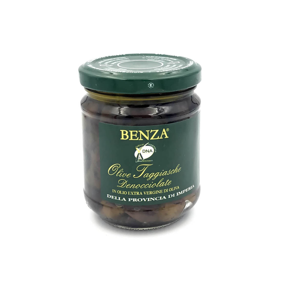 Benza Taggiasca uden sten i ekstra jomfru olivenolie