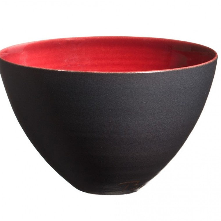 Bol Loft no2 skål med mat sort Atelier Bernex - Håndlavet keramik - OLIVIERS & CO
