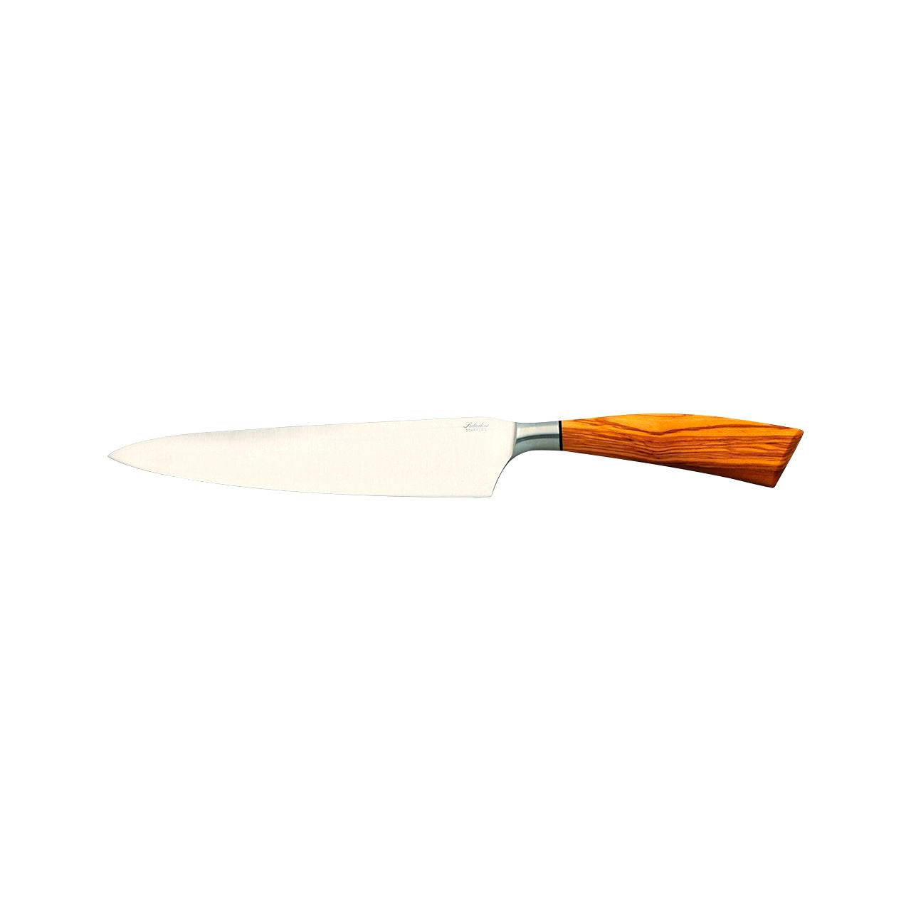 Saladini håndlavet kokkekniv med skaft af oliventræ O&CO gourmet gave