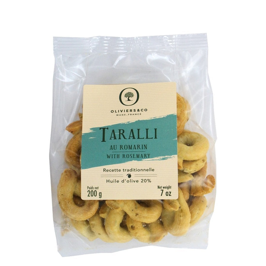 Italienske Taralli kiks med rosmarin fra Oliviers & Co