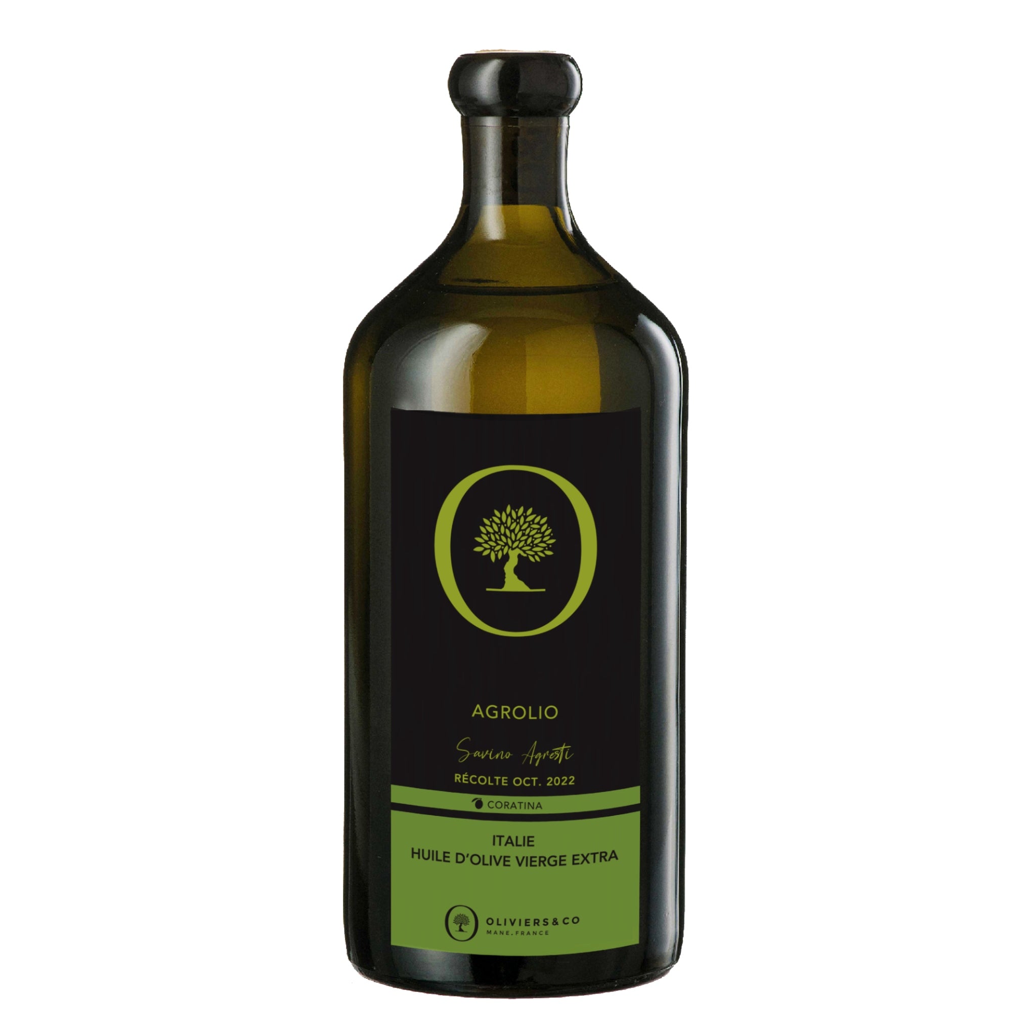 Italiensk ekstra jomfru olivenolie, Grand Cru Agrolio 500ml fra Oliviers & Co