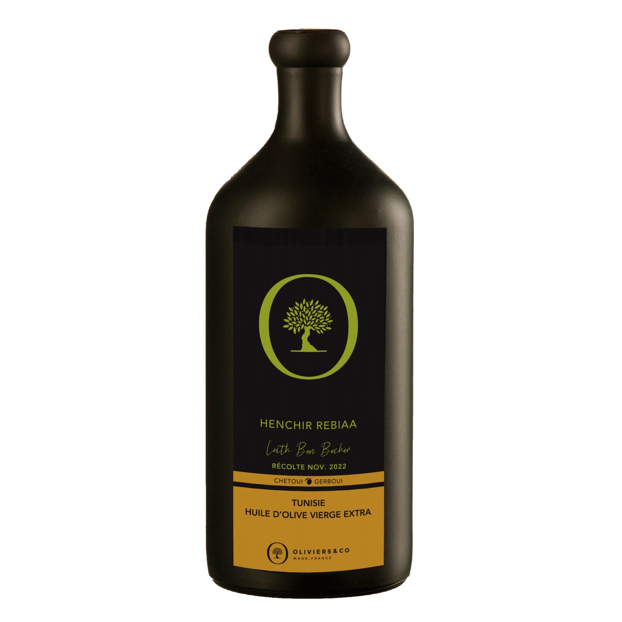 Ekstra jomfru olivenolie Henchir Rebiaa, 500 ml, Oliviers & Co