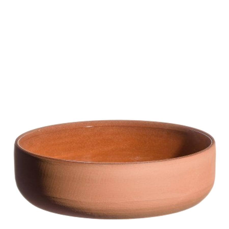 Ildfast handlavet keramik fad Terracotta fra Atelier Bernex str. XL 26 cm hos Oliviers & Co