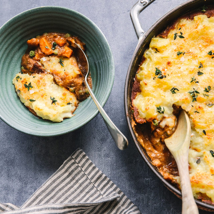 Opskrift på shepherd's pie fra Hverdagsvegetar af Ditte Ingemann hos Oliviers & Co