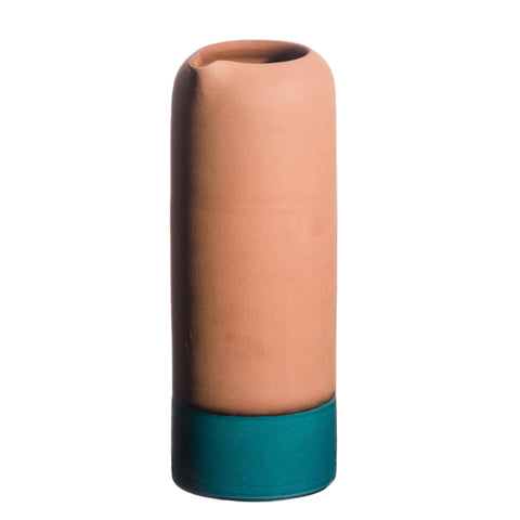 Pichet Cabanon håndlavet terracotta kande i farven lagune, Atelier Bernex fra Oliviers & Co