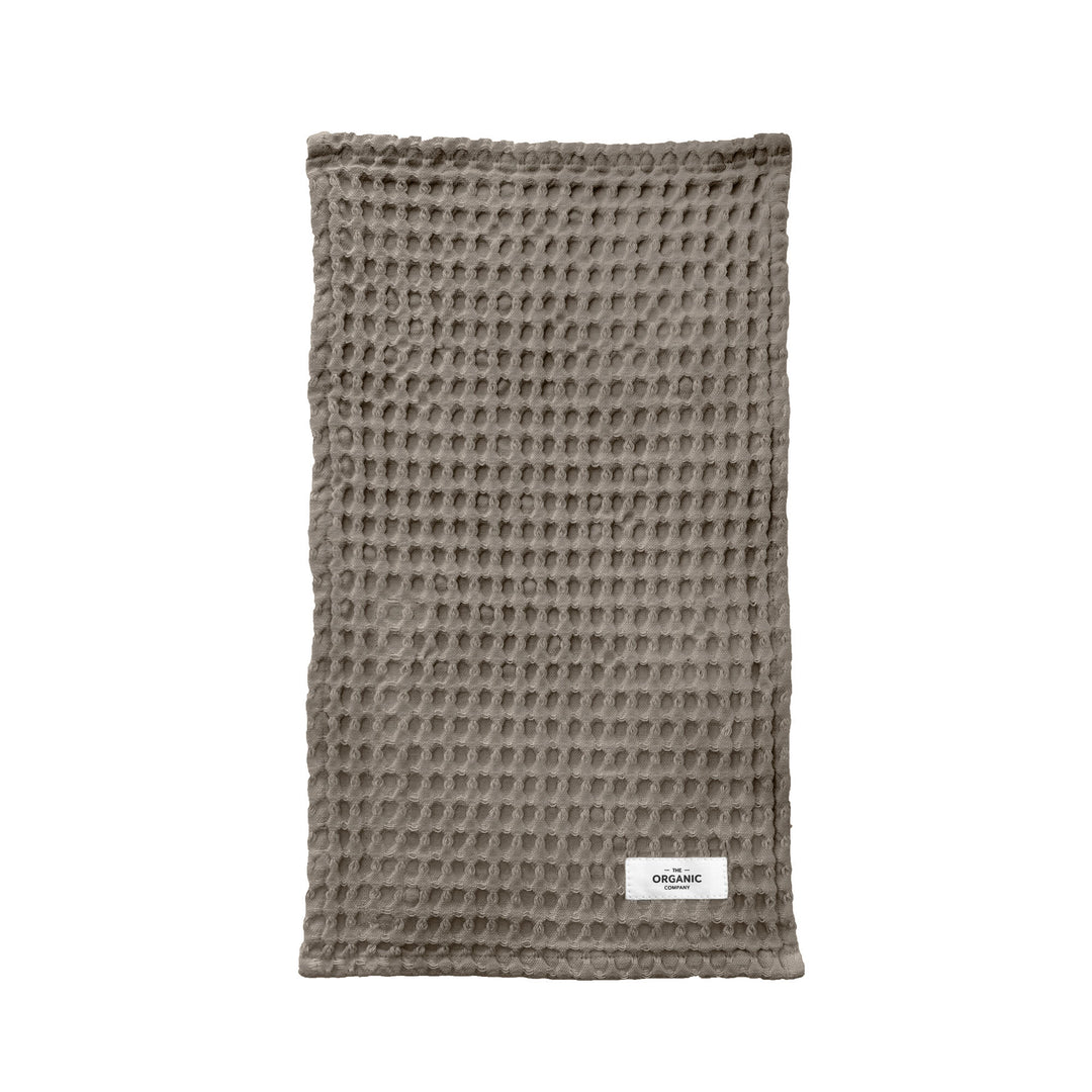 Vaske- eller karklud – Big Waffle Kitchen and Wash Cloth fra The Organic Company i farven Clay