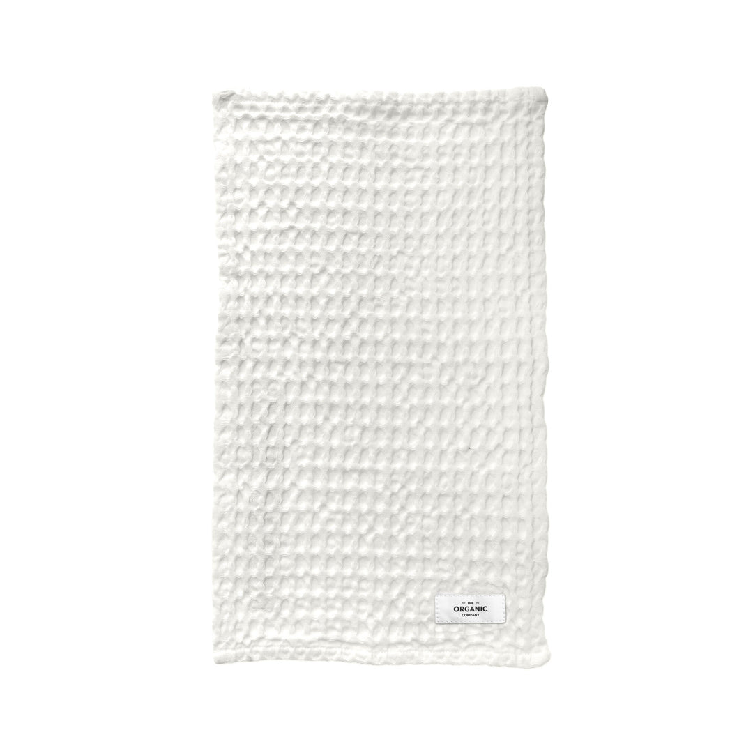 Vaske- eller karklud – Big Waffle Kitchen and Wash Cloth fra The Organic Company Natural White