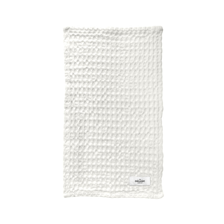 Vaske- eller karklud – Big Waffle Kitchen and Wash Cloth fra The Organic Company Natural White