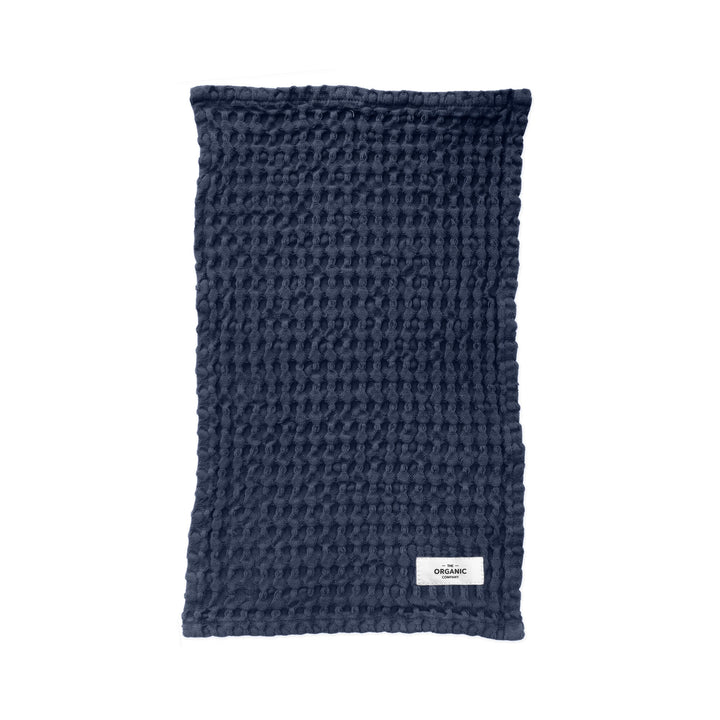 Vaske- eller karklud – Big Waffle Kitchen and Wash Cloth fra The Organic Company i Dark Blue