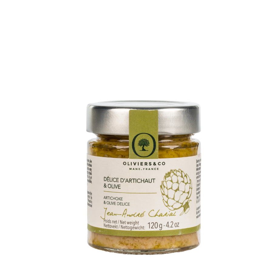Artiskokcreme med grønne oliven, delice fra Oliviers & Co