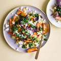 Salat med moste kikærter fra kogebogen Hverdagsgæster & Weekendgæster af Lahme hos Oliviers & Co