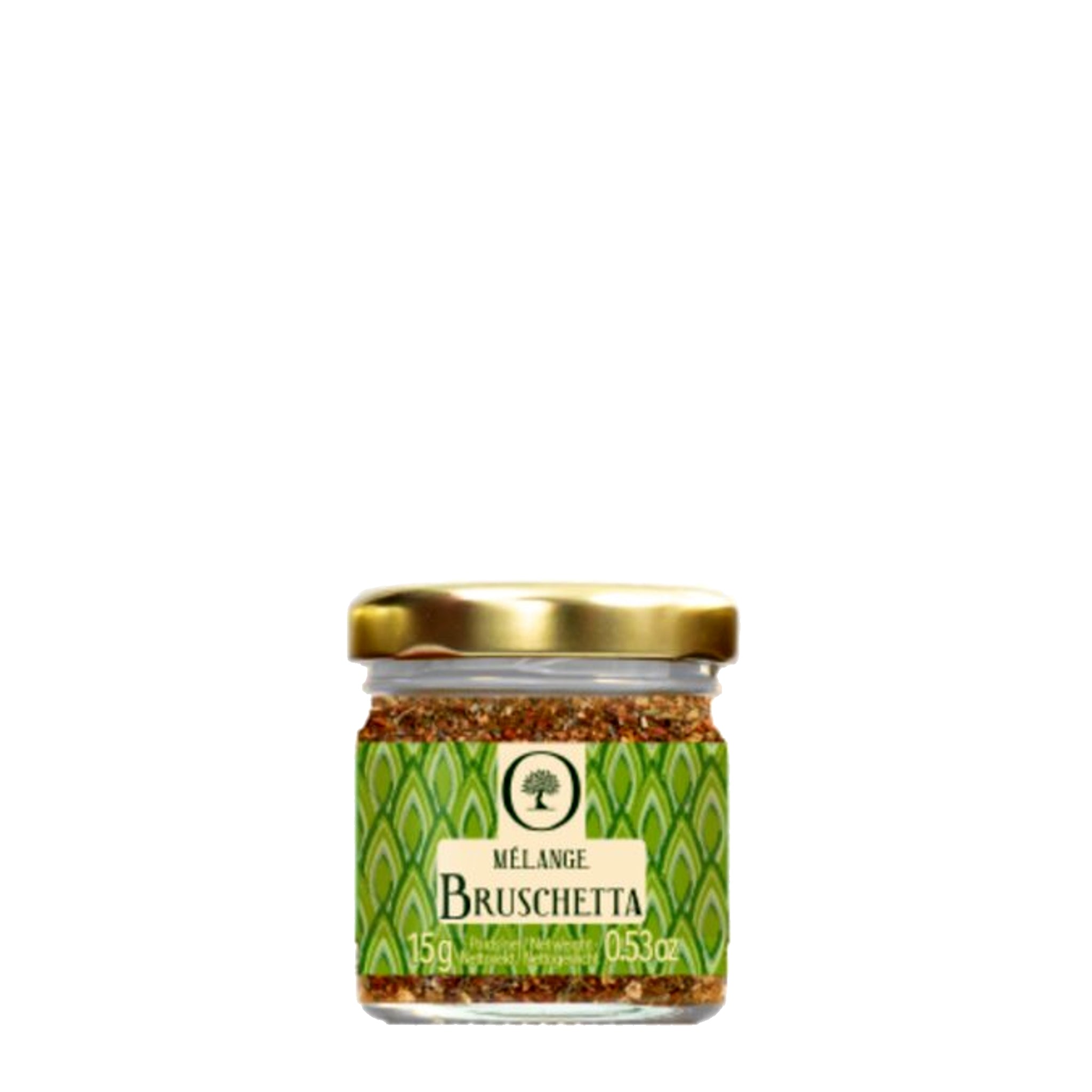 Mini økologisk bruschetta krydderiblanding 15g fra Oliviers & Co
