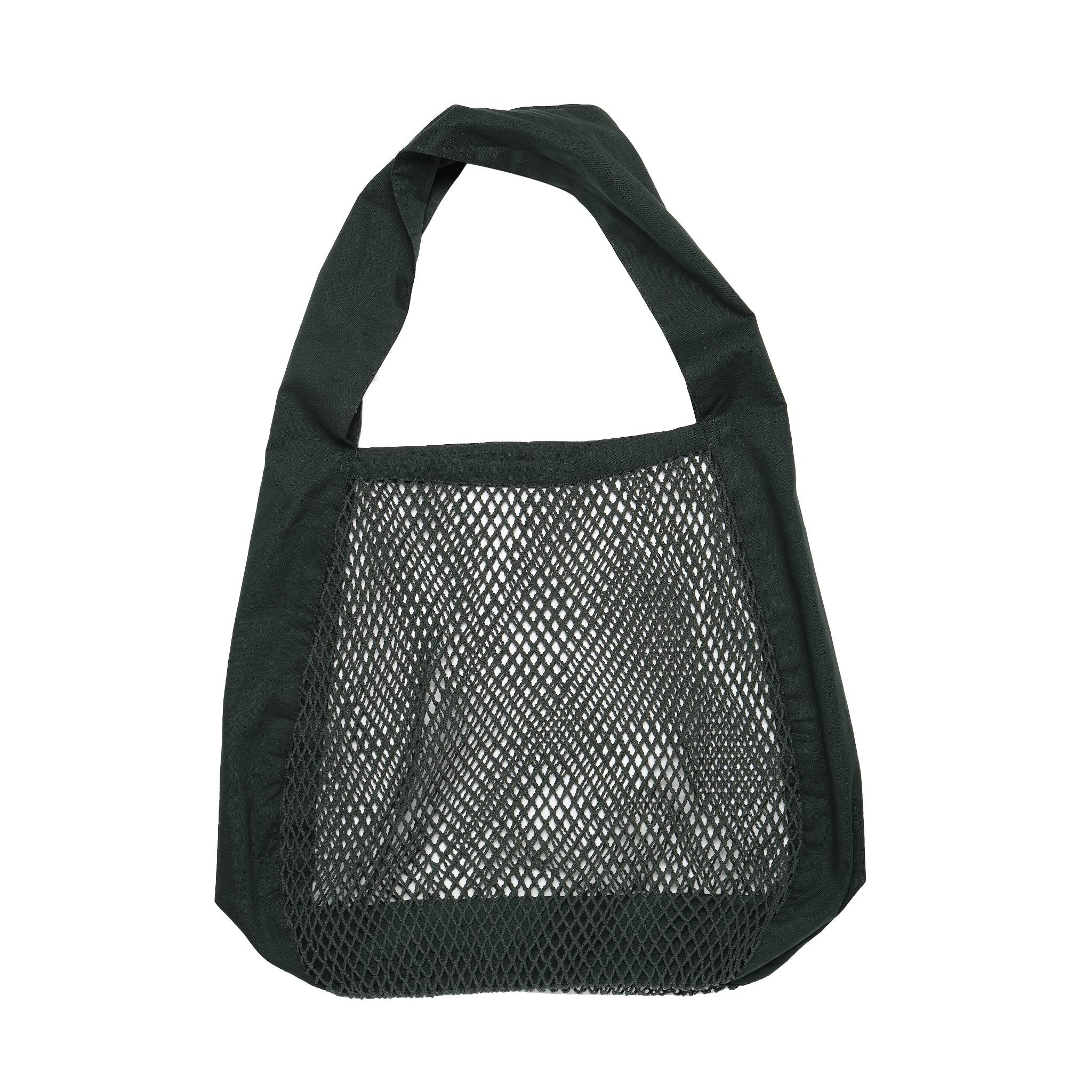 Net shoulder bag, organic company, dark green hos Oliviers & Co