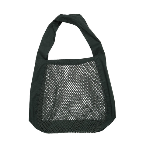 Net shoulder bag, organic company, dark green hos Oliviers & Co