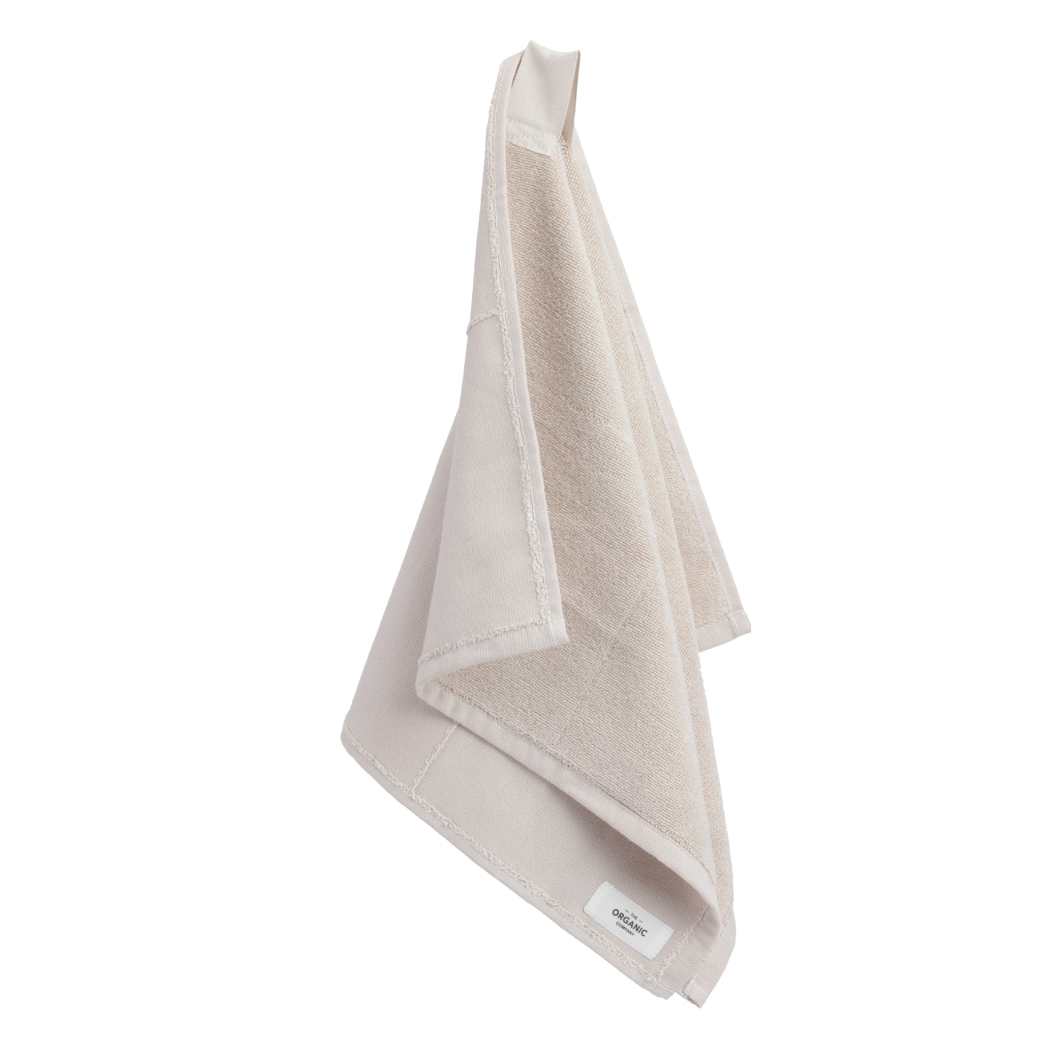 Calm Hand Towel fra The Organic Company, Stone, økologiske tekstiler, Oliviers & Co