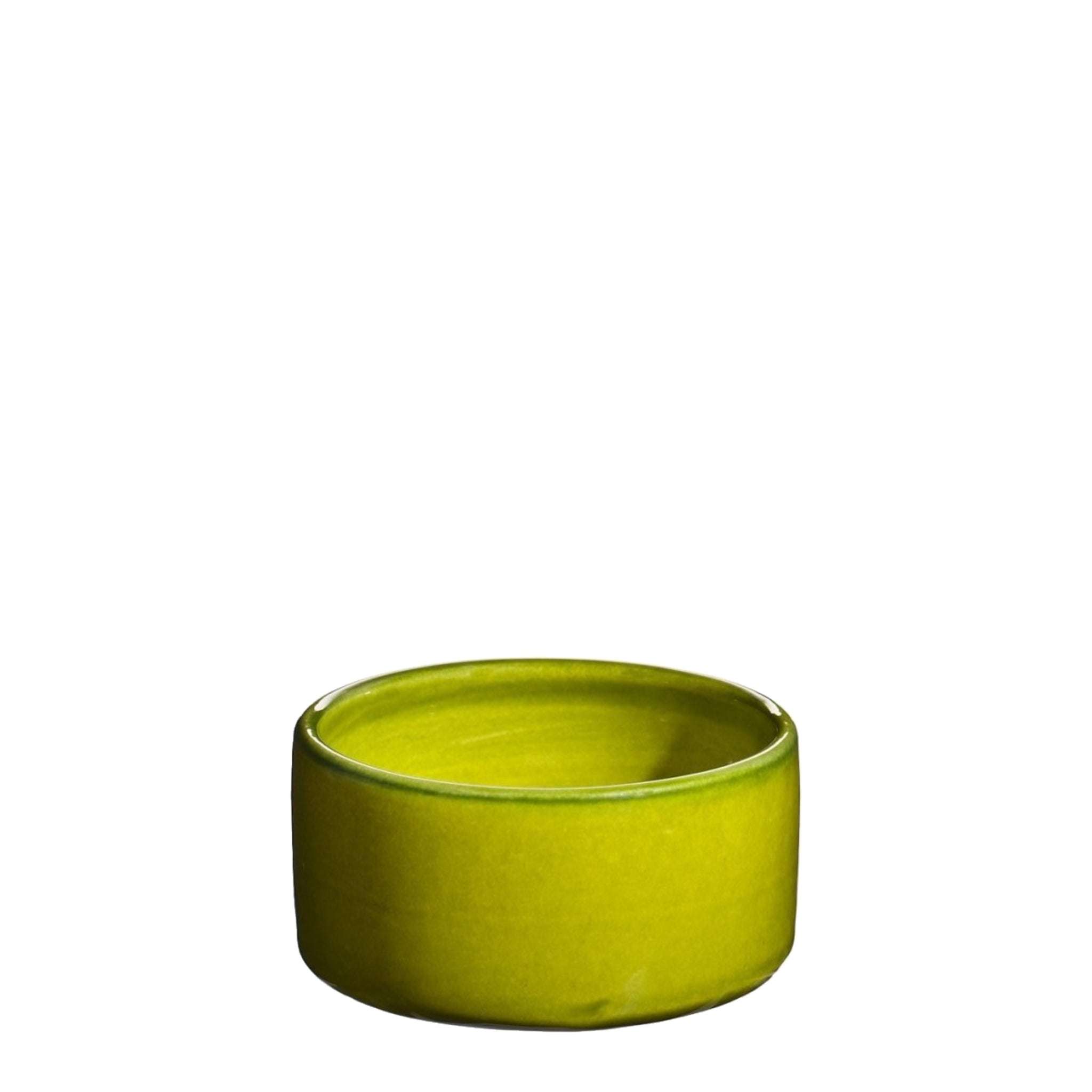 Lille håndlavet keramik skål ramekin petit ravier fra Atelier Bernex i æblegrøn fra Oliviers & Co