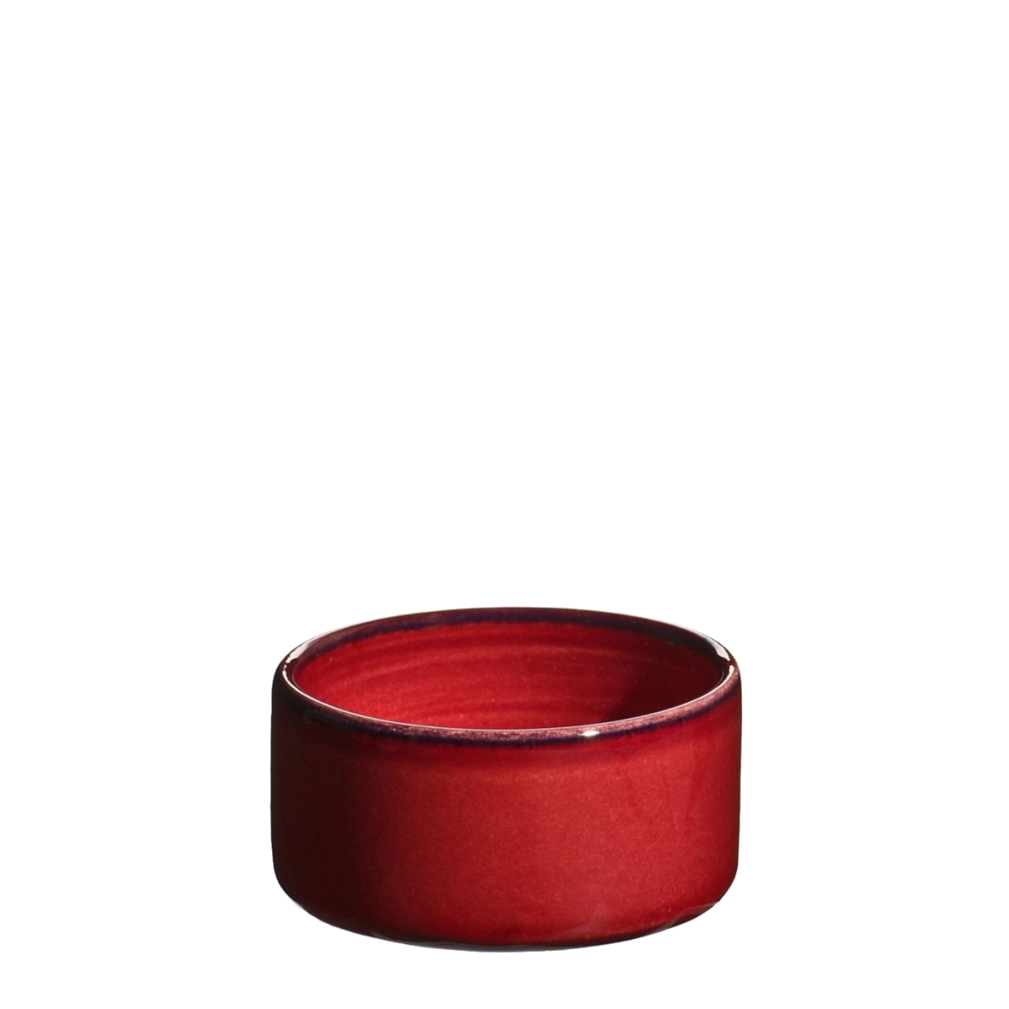 Rød lille håndlavet keramikskål fra Atelier Bernex, Oliviers & Co